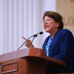 La presidenta de la Junta de Coordinación Política del Congreso de la Ciudad de México (Jucopo) Martha Ávila reveló que será hasta noviembre cuando se presente ante el Pleno Cameral para su votación el dictamen que propondrá la ratificación de Ernestina Godoy como titular de la Fiscalía General de Justicia de la Ciudad de México (FGJCDMX). FOTO: Congreso CDMX