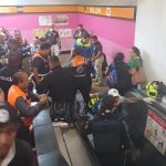 Este martes, se registró un accidente en la estación Polanco de la Línea 7 del Metro en unas de las escaleras eléctricas, lo que ocasionó siete personas lesionadas, que de inmediato fueron atendidas por los servicios de emergencia. FOTO: @MiguelPenaflor