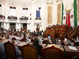 Este lunes, Lía Limón, alcaldesa de Álvaro Obregón, va a informar al Congreso que se separara del cargo durante 15 días para competir en la contienda interna del Frente Amplio por México (FAM) por la candidatura a la Jefatura de Gobierno de la Ciudad de México. FOTO: Congreso CDMX