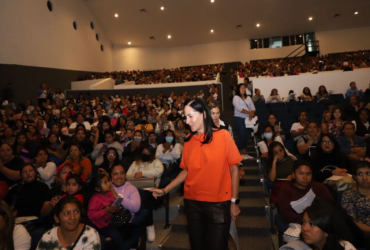 “En Álvaro Obregón las mujeres son nuestra prioridad y lo demostramos destinando uno de cada 10 pesos del gasto operativo a ellas. Amor que no se refleja en el presupuesto no es amor", remarcó la alcaldesa Lía Limón. FOTO: Archivo