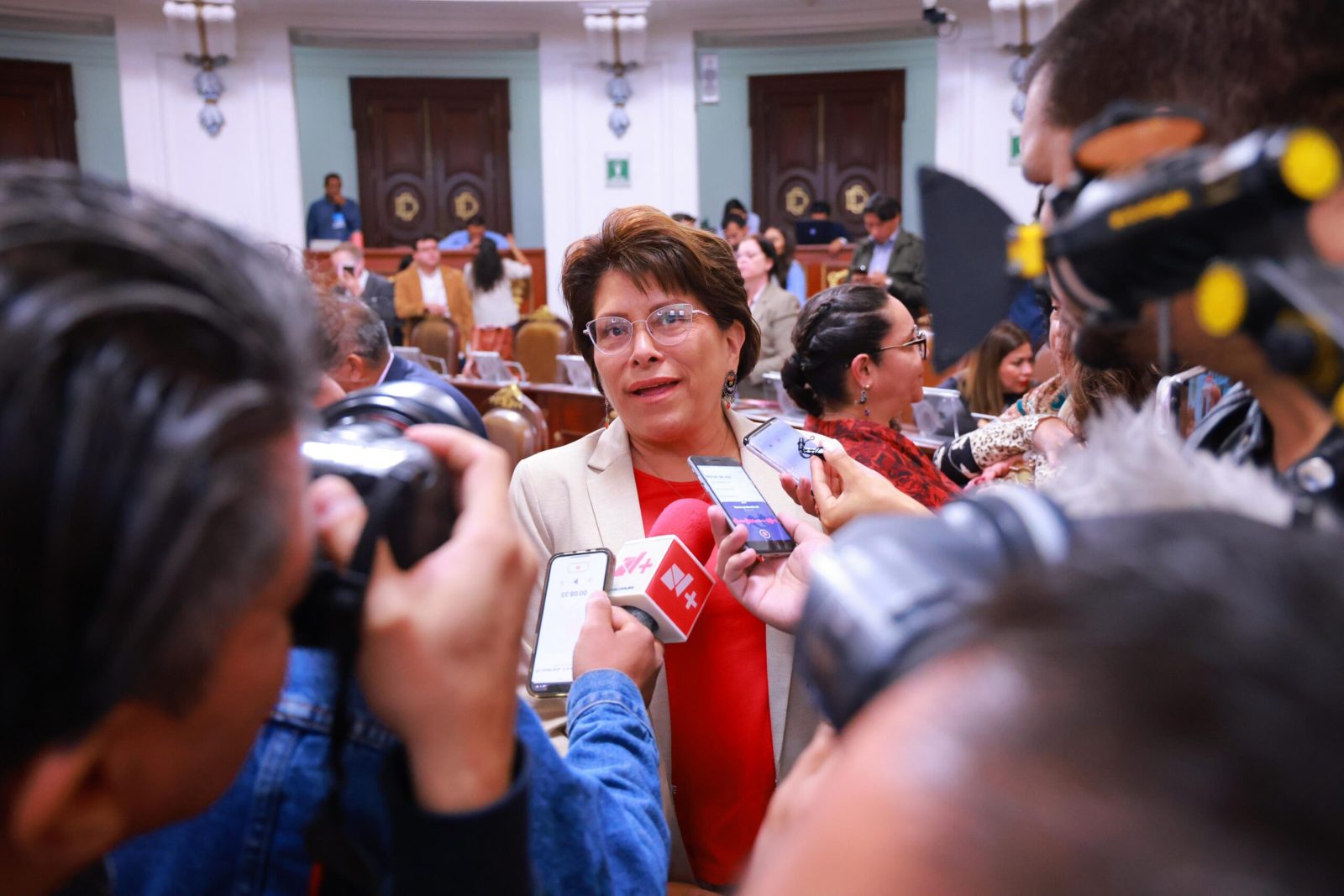 La coordinadora de Morena en el Congreso de la Ciudad de México, Martha Ávila dijo que “no hay prisa, ni la había habido” en el proceso de la posible ratificación de la titular de la Fiscalía General de Justicia de la Ciudad de México (FGJCDMX), Ernestina Godoy. FOTO: Especial / CDMX Magacín
