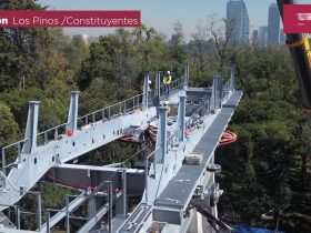 “Es información para la ciudadanía, especialmente la ciudadanía del poniente de la Ciudad de México, por las obras del Cablebús de la Línea 3, vamos a tener una modificación en la vialidad en próximos días”, expresó. FOTO: GCDMX