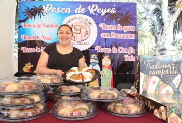 La Rosca de Reyes es uno de los panes de temporada favorito de muchas personas. Este año se podrá disfrutar de la mejor variedad de éste en el ‘Festival de la Rosca de Reyes, del cafecito, atolito y chocolatito’, en la alcaldía de Tláhuac. FOTOS: Especial
