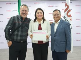 La actual alcaldesa de Tláhuac, Berenice Hernández Calderón, formalizó su registro como candidata del partido Movimiento de Regeneración Nacional para contender de nueva cuenta por el cargo en el proceso electoral del próximo domingo 2 de junio de 2024.