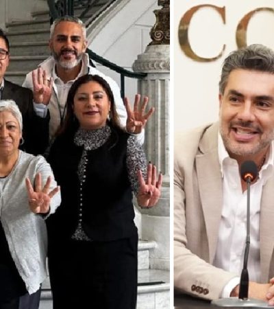 Jesús Sesma, diputado local del PVEM, escaló su afrenta, de la jefa de Gobierno, Clara Brugada, a la presidenta Claudia Sheinbaum, pues incluyó en las filas de su partido como su virtual candidata a la Alcaldía Tlalpan a la hoy ex perredista Alfa González, quien fuera edil en esa demarcación territorial, del grupo de Los Chuchos, los más odiados en Morena. FOTO: Especial