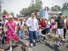 El candidato para gobernador de la alcaldía Gustavo A. Madero por la alianza de los partidos Morena, PT y PVEM, construiría, de ganar las elecciones del 2 de junio, tres clínicas veterinarias de alta calidad, en pro del bienestar de las mascotas en dicha demarcación territorial. FOTO: Especial