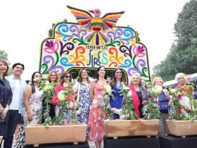 Al inaugurar la 167 edición la Feria de las Flores de San Ángel 2024, la alcaldesa de Álvaro Obregón, Lía Limón, afirmó que esta será la mejor de la historia. Lía Limón. FOTOS: Especial