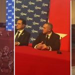 Al parecer, algo no anda nada bien entre la virtual presidenta electa, Claudia Sheinbaum y el ex alcalde de Cuajimalpa, Adrián Rubalcava, pues en una conferencia en que participó con la ultraderecha de Estados Unidos, no habló bien de ella. FOTOS: RRSS