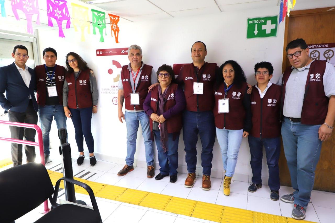 El Centro de Servicios y Atención Ciudadana (CESAC) de la Alcaldía Álvaro Obregón amplió su horario para eficientar sus labores de cara a las y los vecinos. FOTO: Especial