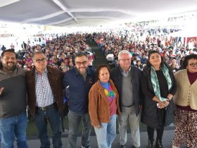 Mercado Guaida, agradeció el respaldo del gobierno capitalino y destacó la importancia de trabajar de la mano con el comisariado ejidal del pueblo de San Nicolás Totolapan, facilitando el desarrollo de la jornada