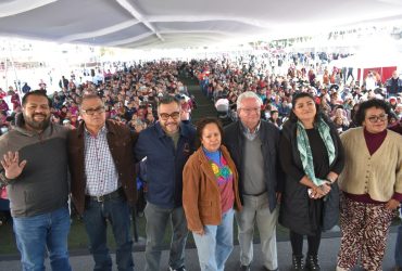 Mercado Guaida, agradeció el respaldo del gobierno capitalino y destacó la importancia de trabajar de la mano con el comisariado ejidal del pueblo de San Nicolás Totolapan, facilitando el desarrollo de la jornada