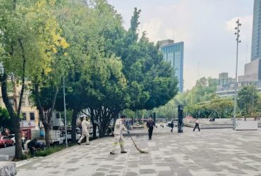 El Gobierno de la Alcaldía Cuauhtémoc, encabezado por la alcaldesa Alessandra Rojo de la Vega, reafirma su compromiso con la recuperación del espacio público y la defensa del patrimonio cultural con acciones en el Monumento a la Madre. FOTOS: Especial