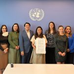 El día jueves 15 de mayo, la diputada panista Laura Álvarez se reunió con expertos de todo el mundo, en materia de ciudades familiarmente sostenibles, en el evento del “Día Internacional de la Familia” en la sede de la Organización de las Naciones Unidas (ONU) en Nueva York. FOTOS: Especial