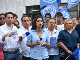 Durante una campaña de volanteo en la glorieta del Metro Insurgentes donde acudió acompañada de legisladores y militantes del PAN, Gutiérrez Ureña dijo que el objetivo de esta actividad es exhortar a los usuarios a que denuncien las agresiones que se viven dentro del Sistema de Transporte Colectivo.