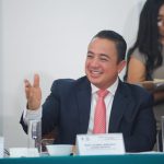 Concluidas las comparecencias de los alcaldes ante el Congreso de la Ciudad de México, hubo quienes se salieron por la tangente y no respondieron los señalamientos. Es el caso del alcalde de Gustavo A. Madero, Janecarlo Lozano Reynoso (Morena). FOTO: Especial