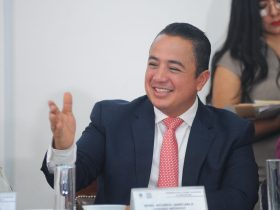 Concluidas las comparecencias de los alcaldes ante el Congreso de la Ciudad de México, hubo quienes se salieron por la tangente y no respondieron los señalamientos. Es el caso del alcalde de Gustavo A. Madero, Janecarlo Lozano Reynoso (Morena). FOTO: Especial