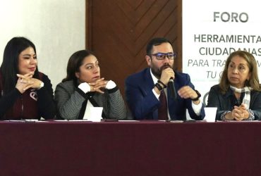 En su intervención, la diputada Xóchitl Bravo Espinosa (MORENA) resaltó la importancia de estos foros, dirigidos a las Comisiones de Participación Comunitaria (COPACOS) de las diferentes colonias y barrios de las 16 alcaldías.