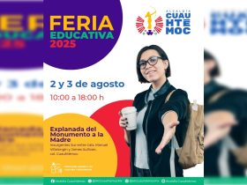 Este 2 y 3 de agosto, la explanada del Monumento a la Madre será sede de la Feria Educativa Cuauhtémoc 2025, organizada por la administración que encabeza la alcaldesa Alessandra Rojo de la Vega, a través de la Dirección General de Cultura y Educación. FOTO: Especial
