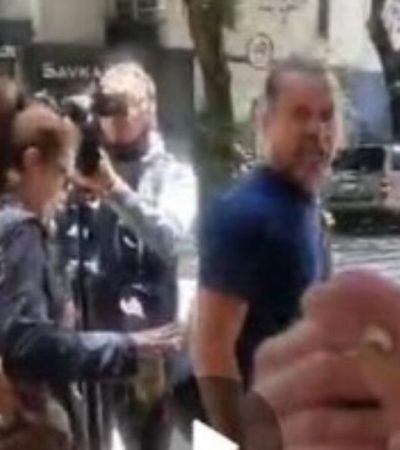 No queda claro si la falta de escrúpulos es sólo de la diputada federal por Querétaro, Laura Ballesteros, o de su partido en la capital del país, Movimiento Ciudadano (MC), pues llegaron ya al grado de violentar a activistas sociales, con prácticas muy al estilo priísta de grupos de reventadores, de golpeadores. FOTOS: Especial / X @fopinchetti
