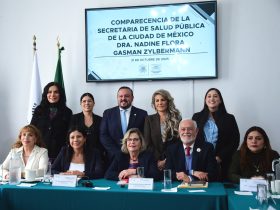 La diputada Nora Arias Contreras preguntó sobre la periodicidad en la aplicación de la vacuna del papiloma humano a menores de edad; las cifras de reconstrucciones mamarias y en qué hospitales se realizan, las acciones de detección de cáncer de ovario y dónde se aplican; y ampliar la información de la voluntad anticipada.