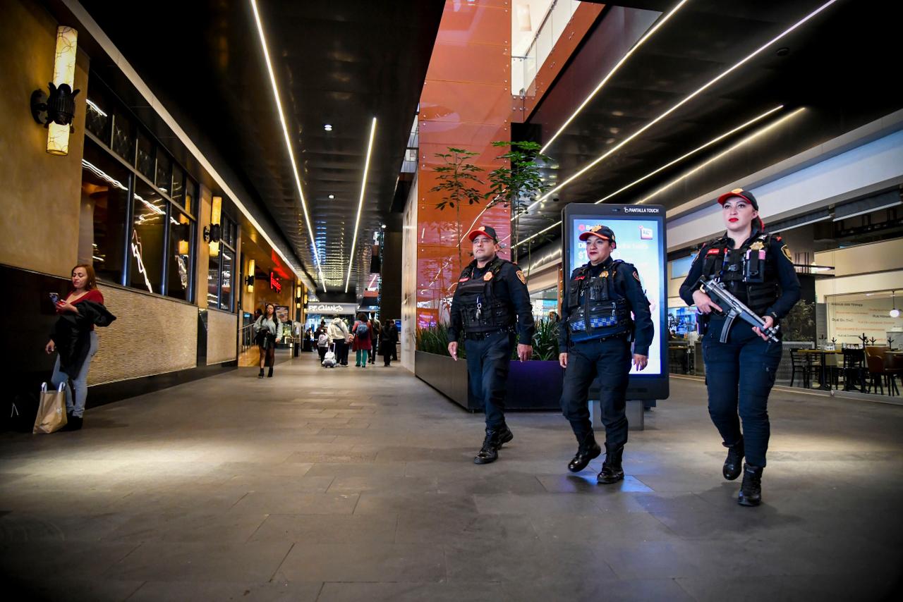 Alcalde Luis Mendoza refuerza seguridad Blindar BJ 360º en centros comerciales. FOTO: Espécial