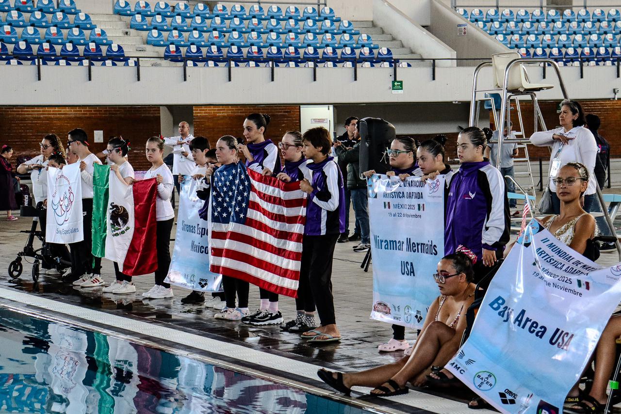 La alcaldía Benito Juárez, fue sede del II Mundial de Natación Artística Adaptada, que se llevó a cabo en la Fosa de Clavados de la Alberca Olímpica “Francisco Márquez”, uno de los recintos acuáticos más emblemáticos del país.
