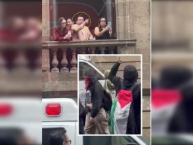 En su “Chilanguera” de este miércoles, la bancada de Morena acusó al diputado del PAN, Raúl Torres –a quien le atribuyen ser falso migrante– por haber gritado “palestinos terroristas” a un grupo de encapuchados que se manifestaban frente al Congreso de la CDMX, el lunes, con banderas de Palestina, apenas unos minutos después de la pelea a golpes en la Tribuna.