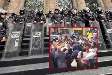 Furioso porque Morena decidió llamar a que volviera Gerardo González García, diputado propietario, su suplente Víctor Hugo Lobo Rodríguez secuestró este miércoles el Congreso de la Ciudad de México. FOTO: Especial