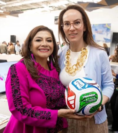 El tema es aún más preocupante porque la representante del Gobierno de la República para la organización del Mundial, Gabriela Cuevas, fue jefa delegacional en Miguel Hidalgo (por el PAN), por lo que sabe la oportunidad que se pierde para la demarcación, pero sobre todo el error en el que incurren Brugada y Sheinbaum. FOTO: Especial