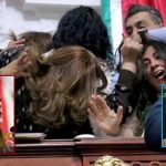 Desde el pleito a golpes en el Congreso de la Ciudad de México entre morenistas y panistas, el pasado 15 de diciembre, la coordinadora de los diputados del oficialismo, Xóchitl Bravo ha tratado de reconstruir el diálogo con su interlocutor, Andrés Atayde, coordinador del PAN. FOTOS: Especial