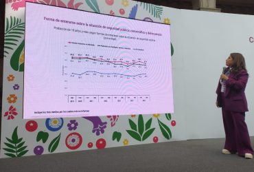 La jefa de Gobierno Clara Brugada asegura que los noticiarios de televisión están plagados de nota roja, reportes de violencia de mediano y alto impacto social que no son una invención de los medios, sino reflejo de la realidad. FOTO: Especial