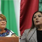 Las diputadas Martha Ávila y Xóchitl Bravo, coordinadora de Morena, tienen su aspiración política. FOTOS: Especial