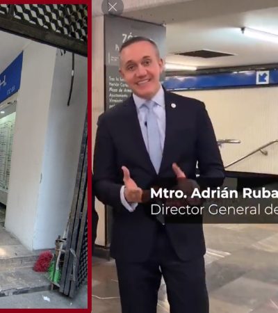Diputados de Morena se rasgan las vestiduras ante "privatizaciones", pero tienen en su gobierno a funcionarios que se destacan por ser “privatizadores”. Es el caso del director general del Metro, Adrián Rubalcava, quien en una lógica “neoliberal”, desde que asumió el cargo ha concesionado espacios públicos que ya se habían recuperado. FOTO: Especial / X - @AdrianRubalcava