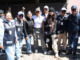 La alcaldesa Alessandra Rojo de la Vega encabezó una jornada de Limpia Cuauhtémoc en la colonia Obrera, donde recorrió la zona junto a su gabinete y atendió directamente reportes de vecinas y vecinos en lo que respecta a alumbrado público, desazolve, drenaje, poda, bacheo y balizamiento, entre otras acciones. FOTO: Especial