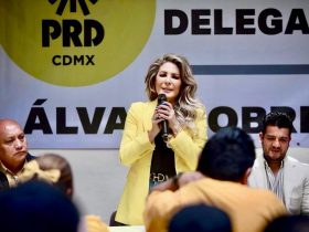 La presidenta del Partido de la Revocación Democrática (PRD) Ciudad de México, Nora Arias Contreras advirtió que el organismo político atraviesa un momento clave que requiere liderazgo, lealtad, claridad política y trabajo territorial para reconstruir la confianza ciudadana. FOTOS: Especial