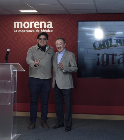 Con la novedad de que Morena… ¡sí tiene presidente en la Ciudad de México! Este domingo hizo su reaparición, después de casi dos meses, el que finge, perdón, funge oficialmente con ese cargo en la capital del país, Héctor Díaz Polanco. FOTOS: Especial