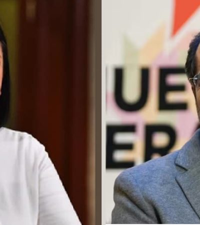 Si se concreta lo que todo mundo dice en Morena, la 'escuela de las ligas' llegará a la Presidencia nacional de ese partido, cuando la todavía secretaria del Bienestar, Ariadna Montiel, alumna y hechura política de René Bejarano (a) 'El Señor de las Ligas', sea designada presidenta. FOTO: Especial / RRSS