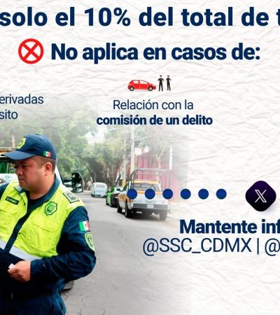 Sin embargo, el link al respecto arroja “error 404”. Es decir, para obtener este descuento del 90%, habría que acudir a solicitarlo directamente en las oficinas de la Secretaría de Finanzas, lo que hace sumamente complicado el trámite y, por lo tanto, la obtención del descuento. FOTO: Especial