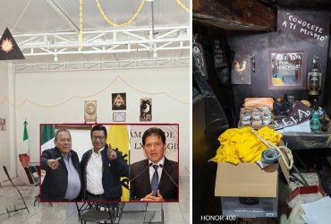 ¿Para qué más utilizó Estrada ese inmueble del PRD en Iztacalco? Ahí se encontraron símbolos e imágenes para hacer rituales, lo que coloquialmente también se le llama “brujería”, un término muy popular y genérico para identificar a quienes practican la santería y otras actividades esotéricas. FOTOS: Especial