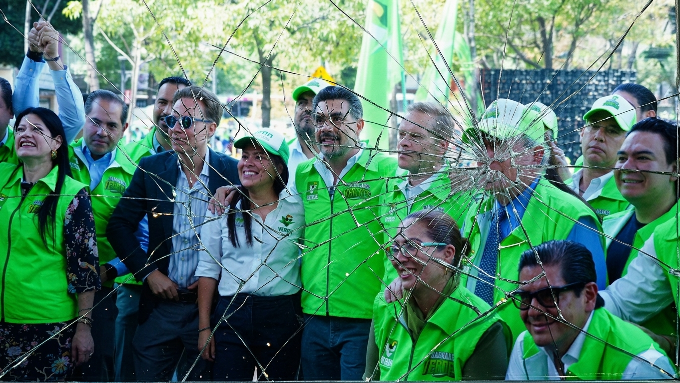 En realidad, es la desesperación de que con nada llaman la atención de la Jefatura de Gobierno. “Yo te terminé, no tu a mí”, acaso es el mensaje político que quiere enviar el PVEM, como para no sentirse despechado. Es de facto la ruptura del PVEM con Morena en la CDMX. No irán juntos en 2027. FOTO: Especial – Edición IA Gemini