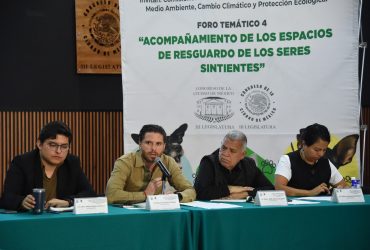 En el Congreso de la Ciudad de México se llevó a cabo el cuarto foro temático sobre la protección de los seres sintientes, de un total de cinco, cuyas opiniones y propuestas de los participantes contribuirán a la elaboración de la Ley de Albergues y Refugios de Animales capitalina.