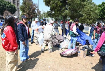 El despliegue interinstitucional abarcó dos puntos sobre la Avenida Paseo de la Reforma: uno a la altura de la calle Violeta, y otro en el cruce en Eje 1, en la colonia Morelos, donde se logró: