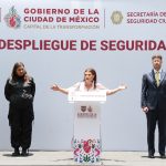 La jefa de Gobierno, Clara Brugada oootra vez salió al rescate de la alcaldesa de Azcapotzalco, Nancy Núñez: encabezó un operativo de seguridad en una de las zonas más críticas de la demarcación territorial: El Rosario. FOTO: Especial