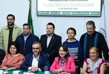 El alcalde de La Magdalena Contreras, José Fernando Mercado Guaida, compareció este viernes ante comisiones del Congreso de la Ciudad de México para informar sobre los avances y resultados de su gestión, así como las acciones pendientes en esa demarcación. FOTO: Especial