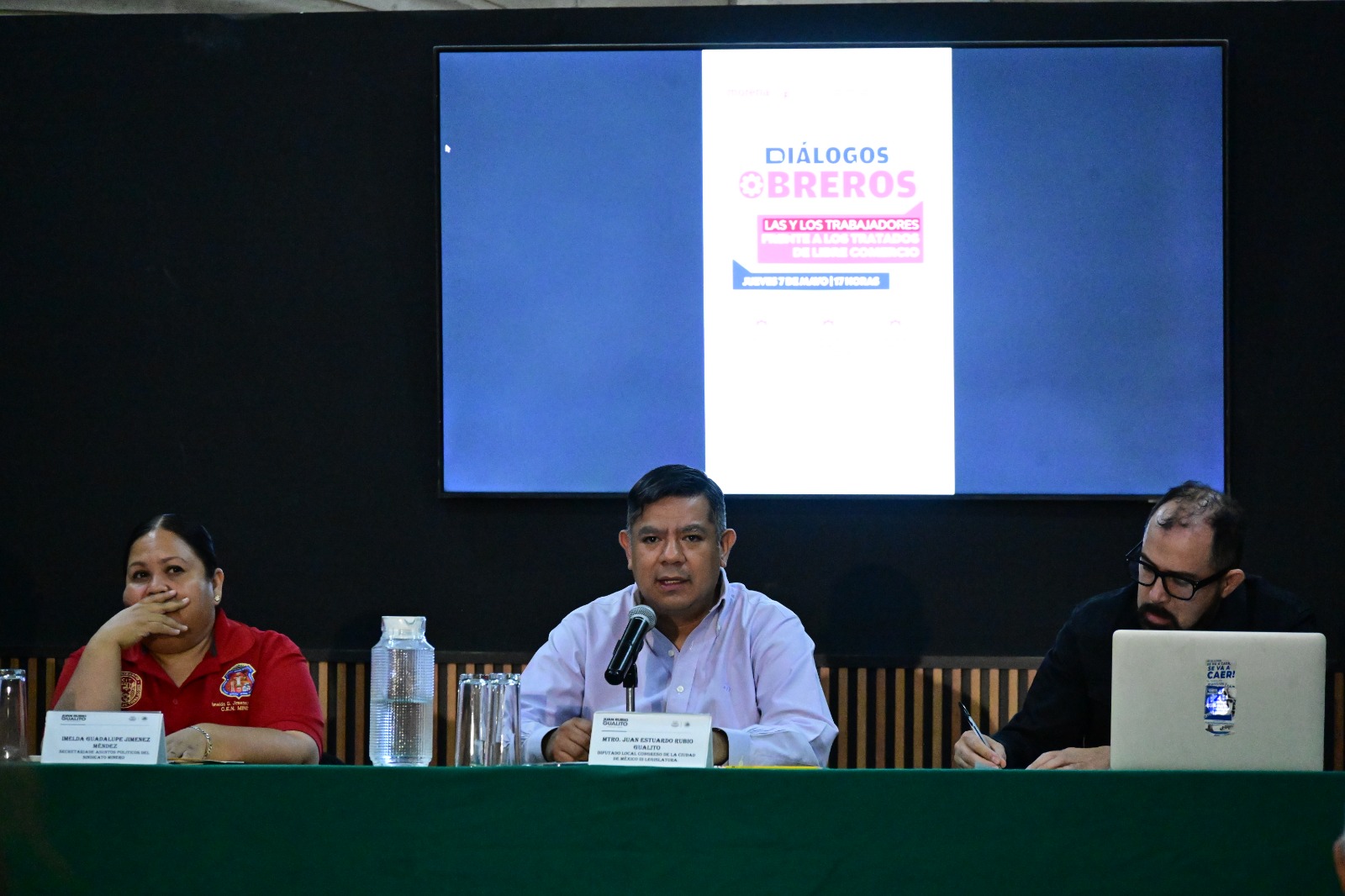 El Congreso de la CDMX abrió sus puertas para entablar un diálogo con representantes de sindicatos, nacionales e internacionales, acerca de los tratados de libre comercio y sus implicaciones en las condiciones laborales de la clase trabajadora. FOTO: Especial