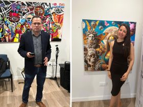 Este jueves, en Madrid, España, se presentó la iniciativa Punto Focal, un espacio abierto al arte liderado por los mexicanos Itzel Martínez y Juan Arias, quienes han desarrollado un proyecto colaborativo para apoyar a artistas mexicanos que buscan sitios para exponer sus obras. FOTO: Especial
