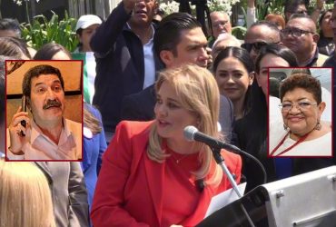 El salvamento de Godoy a Corral, que data de agosto de 2024: el entonces encargado de la Fiscalía capitalina, Ulises Lara –personero de Godoy– acudió a un restaurante en la colonia Roma para rescatar al chihuahuense-estadounidense (tiene doble nacionalidad), porque sobre él pesaba una orden de aprehensión. FOTOS: Especial