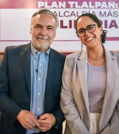 La alcaldesa de Tlalpan, Gabriela Osorio logró lo que pocos veían posible: unificó a Morena… ¡en su contra! La implicación de eso es que ya no se ve algún escenario medianamente probable de que pueda ser reelecta en la Alcaldía. FOTOS: RRSS Gabriela Osorio / portada libro citado.