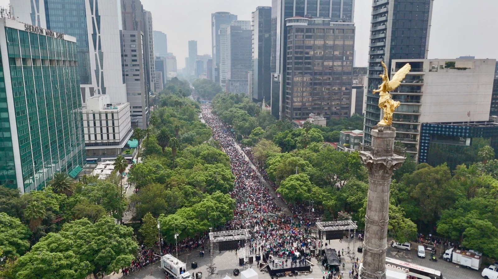 “Queremos que quienes nos visiten durante el Mundial encuentren una ciudad vibrante, incluyente y profundamente humana”, afirmó Brugada. FOTOS: Especial