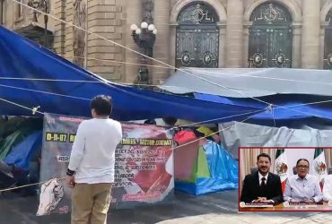 La incapacidad política del Gobierno federal para sentar a negociar y aplacar a la CNTE causa también fuertes estragos al Congreso de la Ciudad de México y todo el entorno en el que laboran miles de personas y hay cientos de comercios, además de que es sitio de tránsito de neurálgico del Centro Histórico. FOTOS: Magacín CDMX